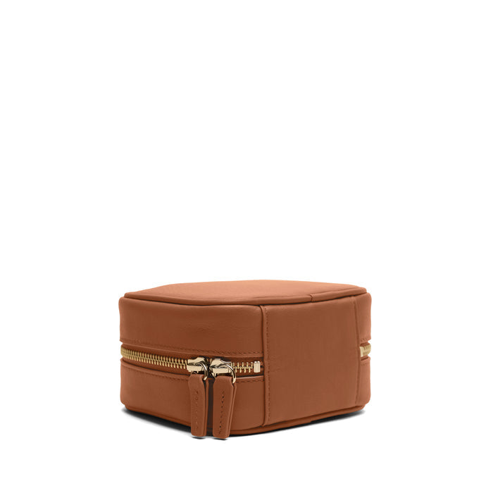 Mini Tech Bag Organizer Cognac