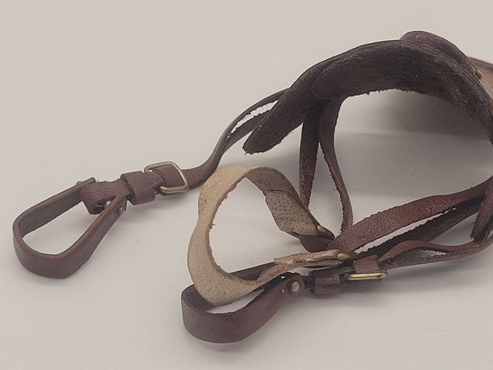 Miniature Leather Saddle