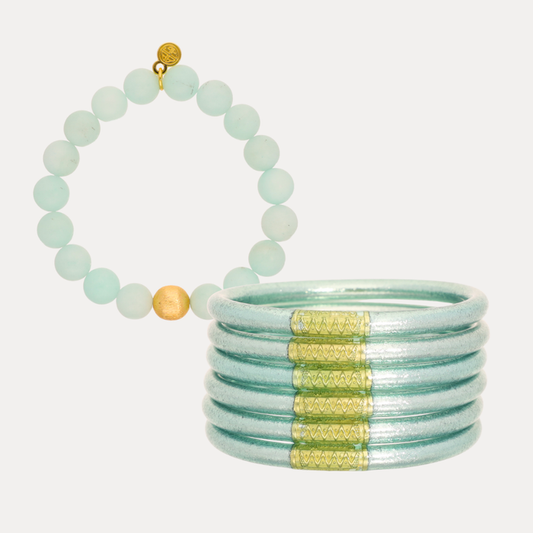 a bracelet and bracelet on a white background