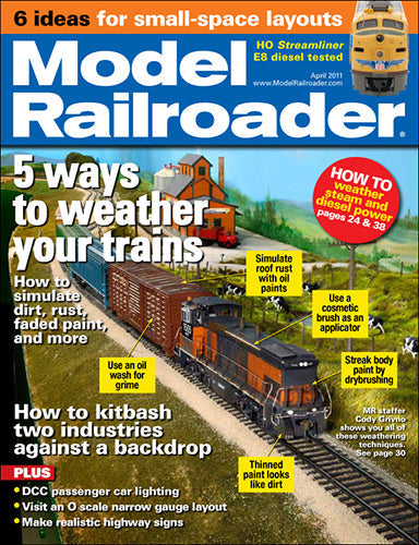Model Railroader April 2011