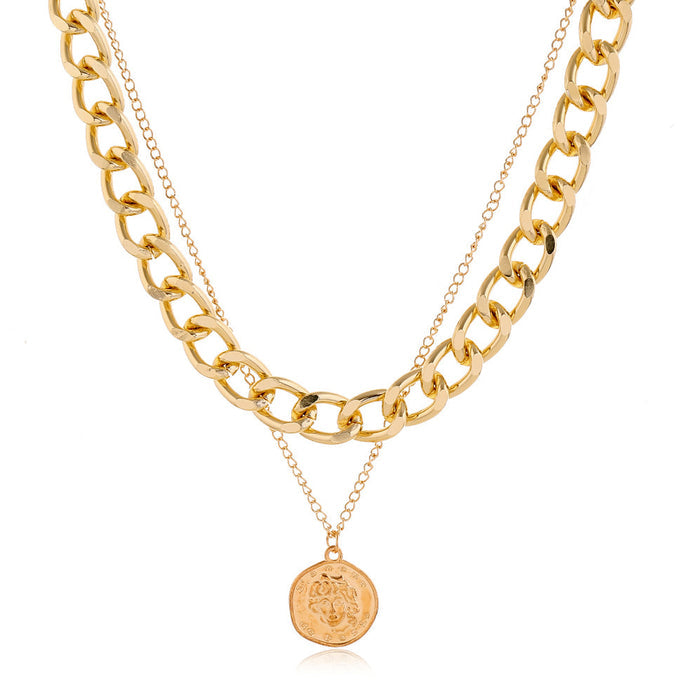 N2726 - American retro double-layer chain