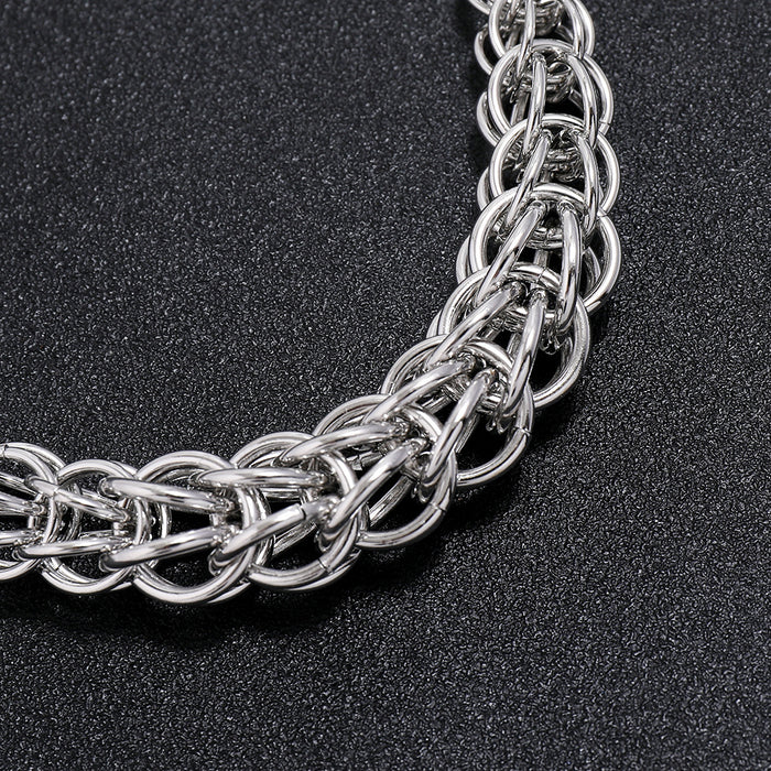 N2729 - Foreign trade exaggerated jewelry short thick chain