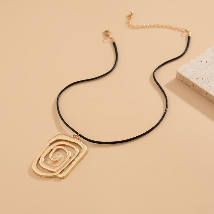 N2746 - Vacation Style Conch Symbol Necklace