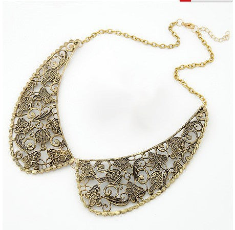 N441 - Golden Collar Necklace
