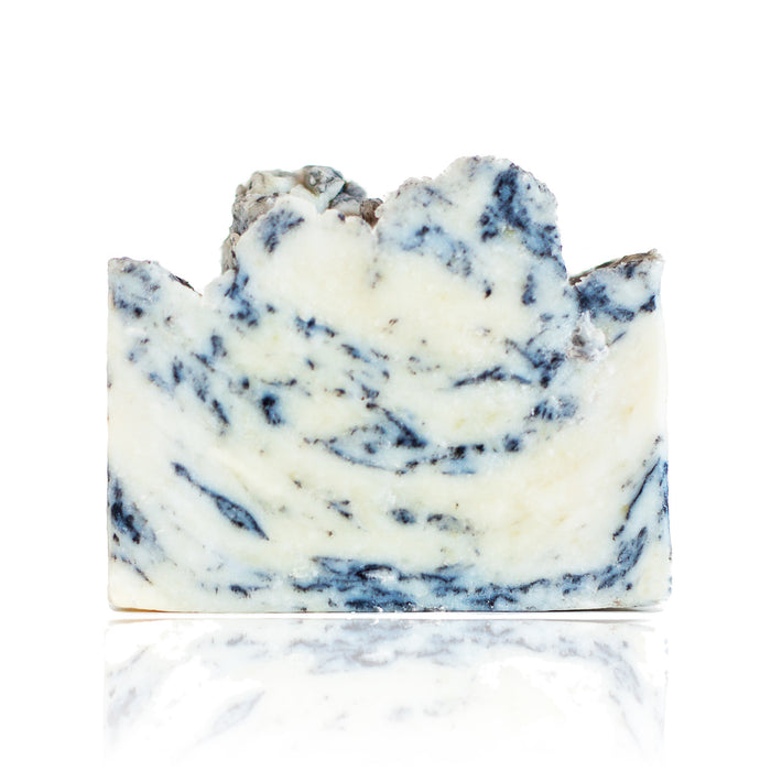 We have combined seven different anti-viral and anti-bacterial essential oils, along with deep-sea mud and activated bamboo charcoal to give you this detoxifying yet moisturizing soap. Handmade, natural, vegan, olive oil soap. Made on Vancouver Island in BC, Canada.