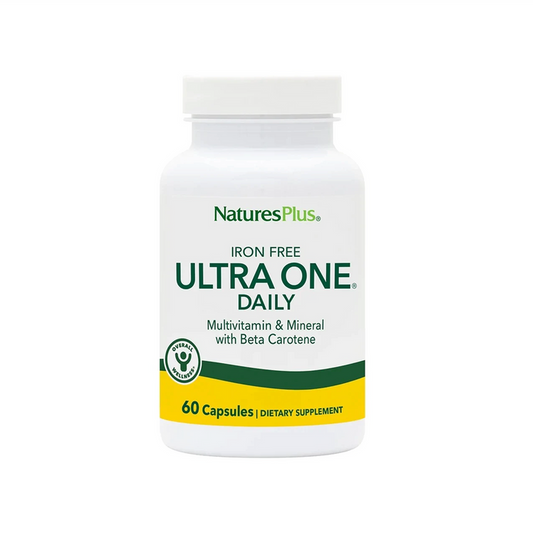 Nature's Plus High Potency Ultra One® Daily Caps Iron-Free Multivitamins 60 Capsules