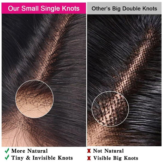 5×5 Skinlike Transparent Lace Closure Body Wave 100% Burmese Remy Human Hair Natural Color Deep parting - newmiss hair