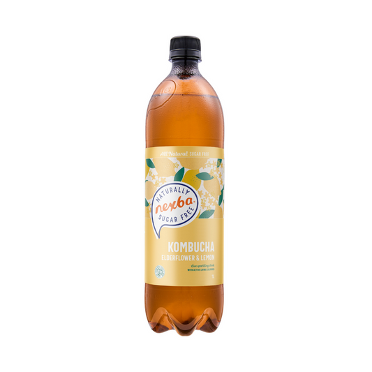 Nexba Elderflower & Lemon Kombucha 1L