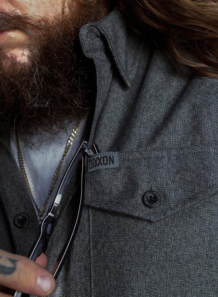 Obsidian Short Sleeve Flannel - Dixxon Flannel Co.
