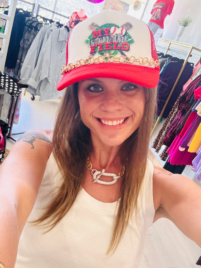 On The Field Chain Hat