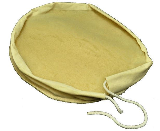 Oreck Commercial Orbiter Polishing Pad Lambs Wool Buffing Pad 12" Diameter White Part 437-054, 437054