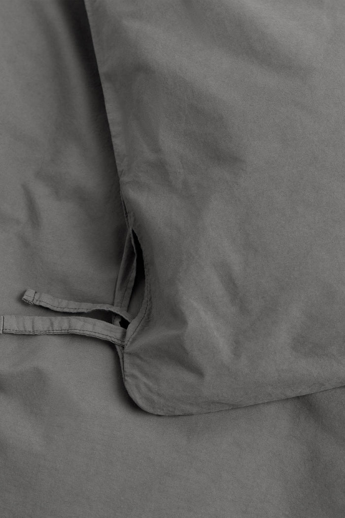 Organic Cotton Percale Bedding | Dark Taupe