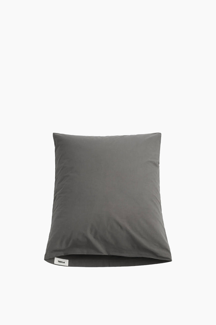 Organic Cotton Percale Bedding | Dark Taupe