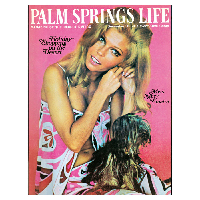Palm Springs Life December 1968 Poster