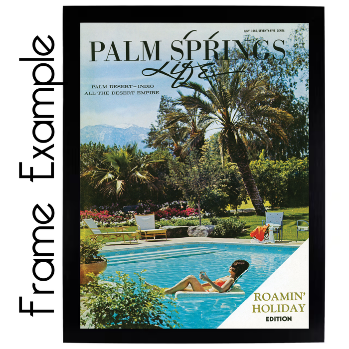Palm Springs Life January 1974 Poster