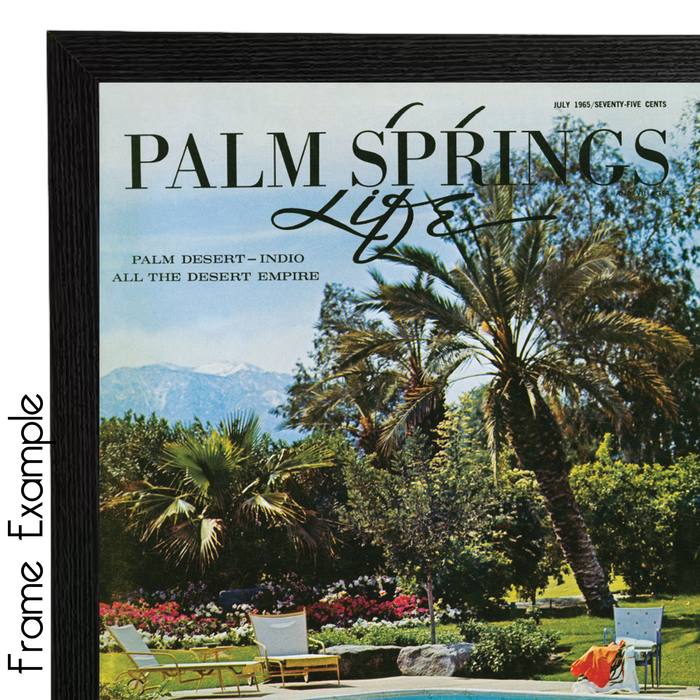 Palm Springs Life January 1974 Poster