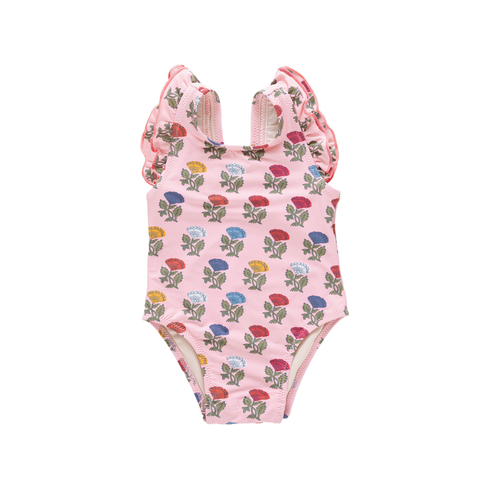 Pink Chicken Liv Swimsuit in Multi Flower Drop