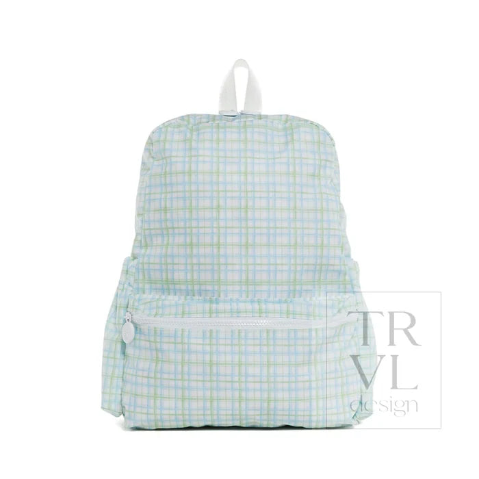 Plaid Green Backpacker