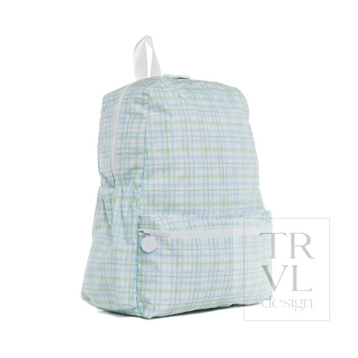 Plaid Green Backpacker