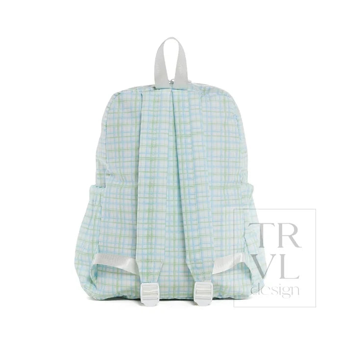 Plaid Green Backpacker
