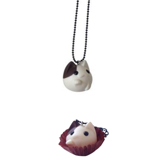 Pop Cutie Pendant Necklace - Petit Four Cat