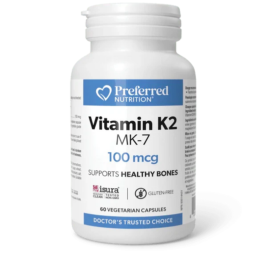 Preferred Nutrition: Vitamin K2 MK-7 100 mcg