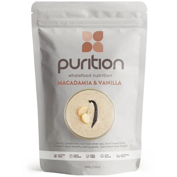 Purition Wholefood Nutrition Macadamia & Vanilla 500g