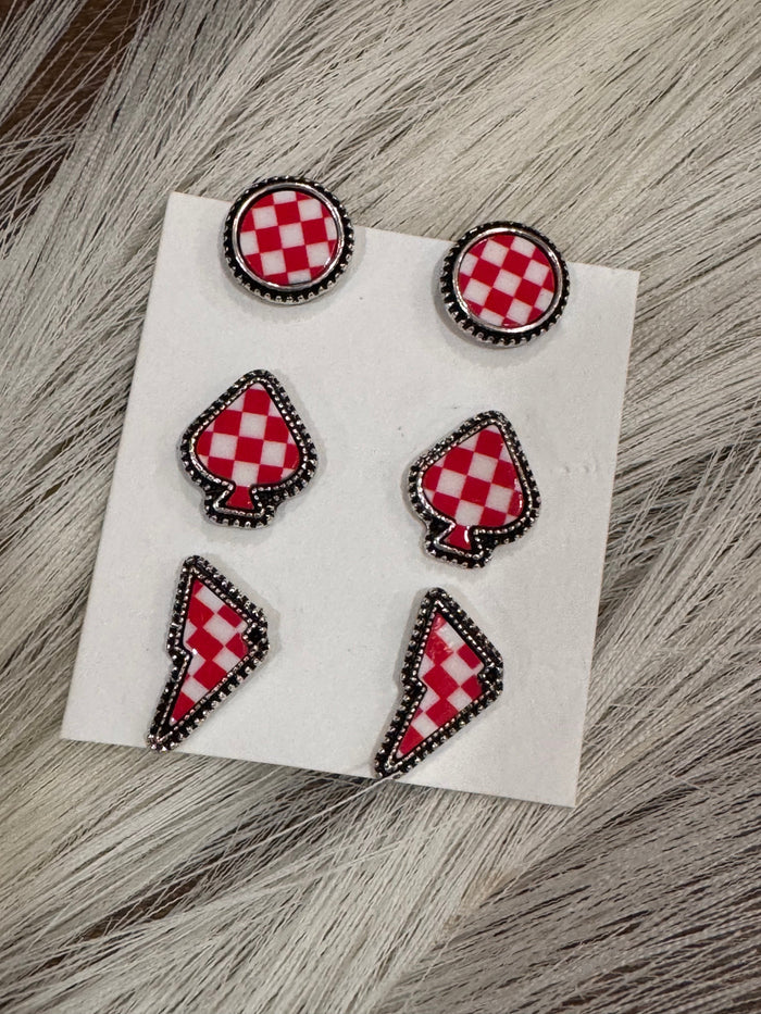 Queen of the Back 40 Stud Earring Set