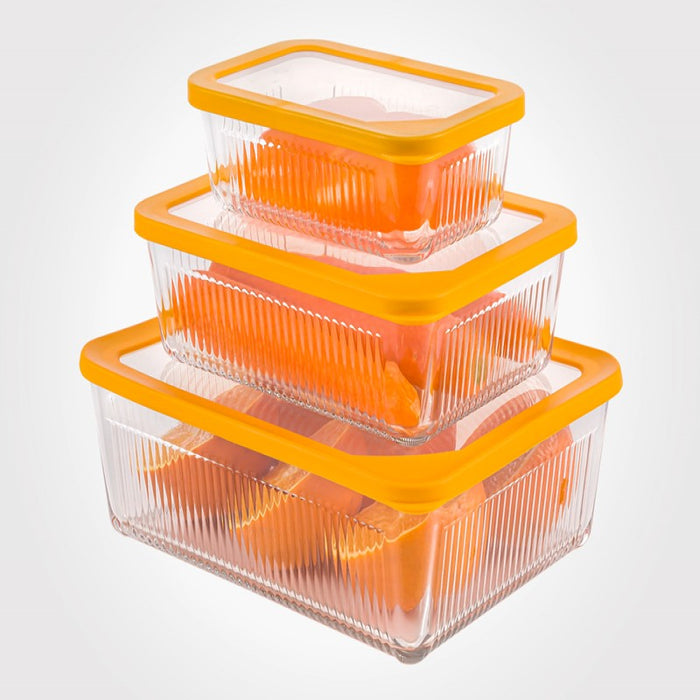 RECTANGLE GLASS CONTAINER 2100