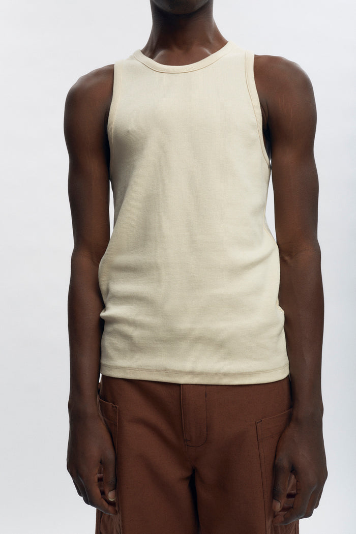 Rib Tank in Natural