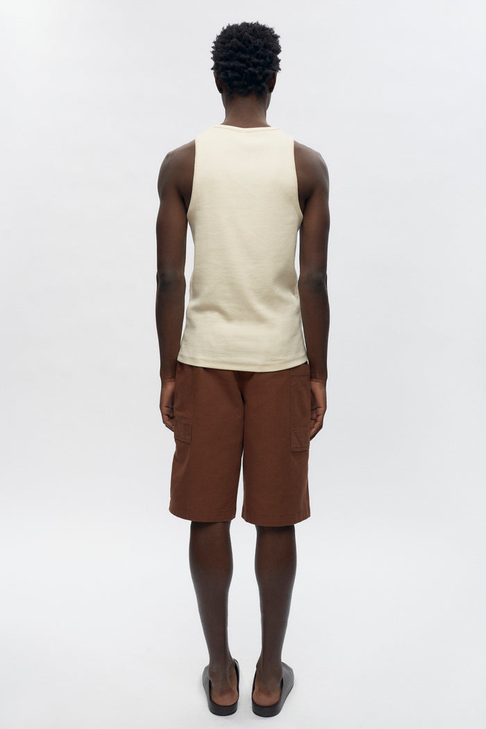 Rib Tank in Natural