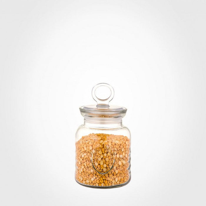 RUSTIC GLASS JAR SIZE 4 .1954