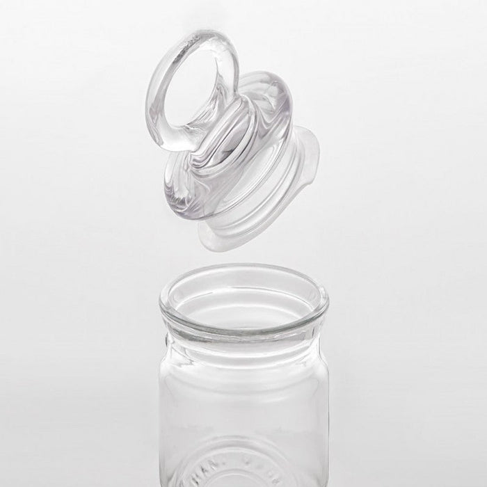 RUSTIC GLASS SPICE CANISTER 1876