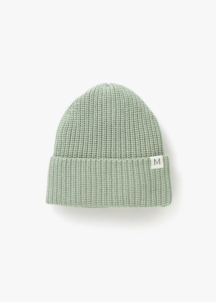 Sage Chunky Knit Beanie
