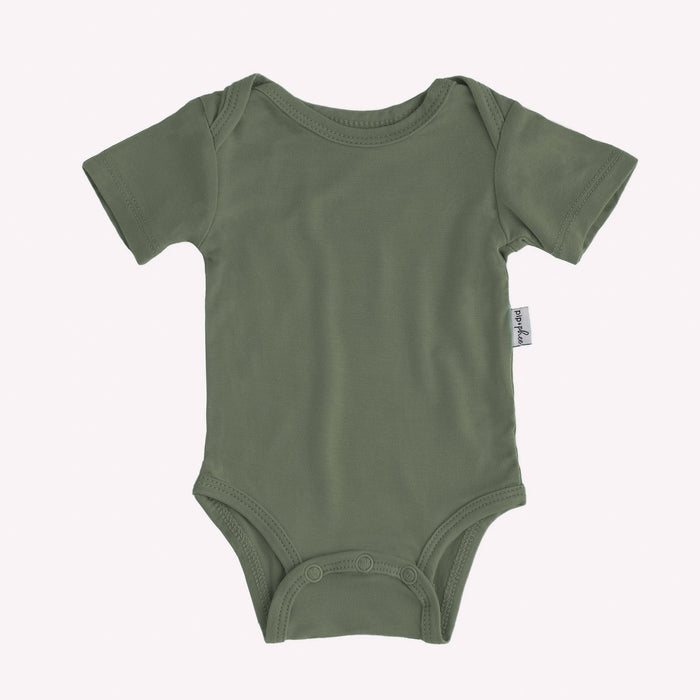 Sage Short-Sleeve Bamboo Bodysuit