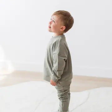 Sage Sweatshirt and Jogger Set