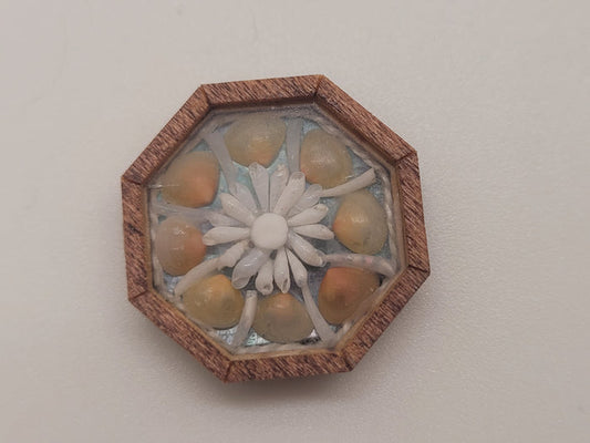 Sailor's Valentine - Shells in Flower Design surrounded by Tellin Shells – by Pam Friend
