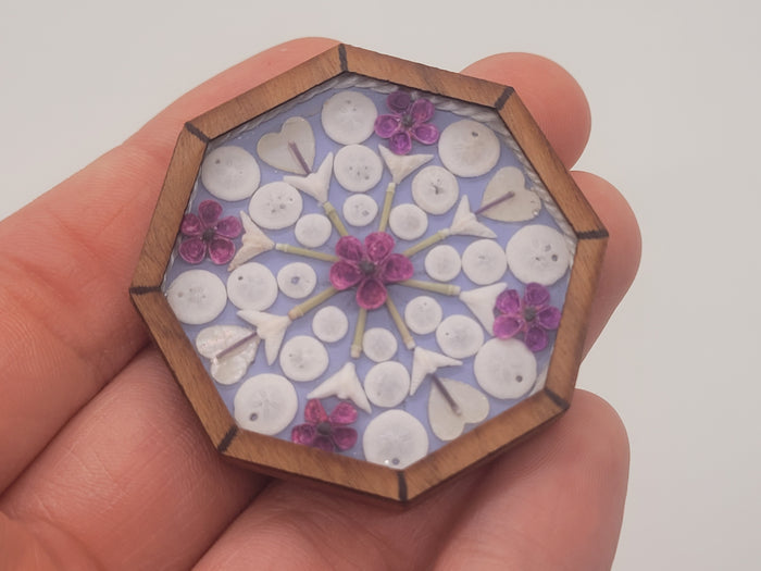 Sailor's Valentine – Flowers & Sand Dollars - by Pam Friend