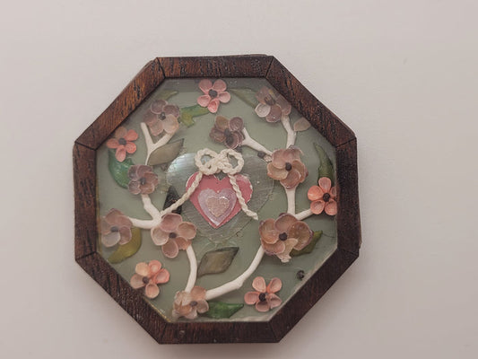 Sailor's Valentine – Rope Branches and Flowers with Center Heart - by Pam Friend