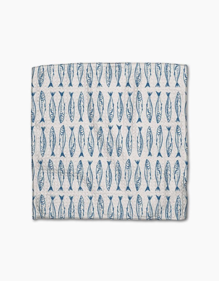 Sardine Check Blue Dishcloth Set - Olita Gifts & Goods