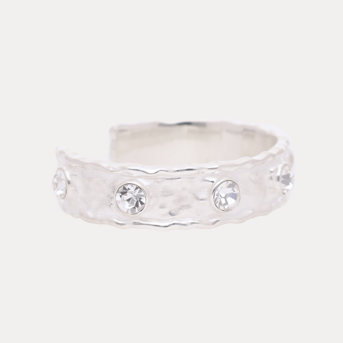 Silver Seven Crystal Cuff | BuDhaGirl