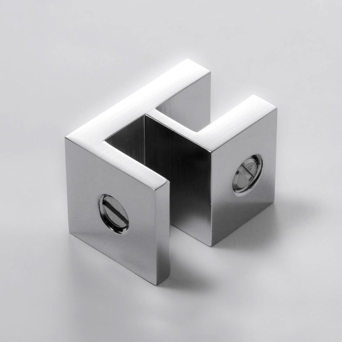 SHOWER GLASS HEADER BAR OVERPANEL FITTING SQUARE 10MM/10MM - Image 8