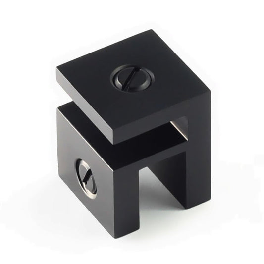 SHOWER GLASS HEADER BAR OVERPANEL FITTING SQUARE 10MM/6MM - Image 1