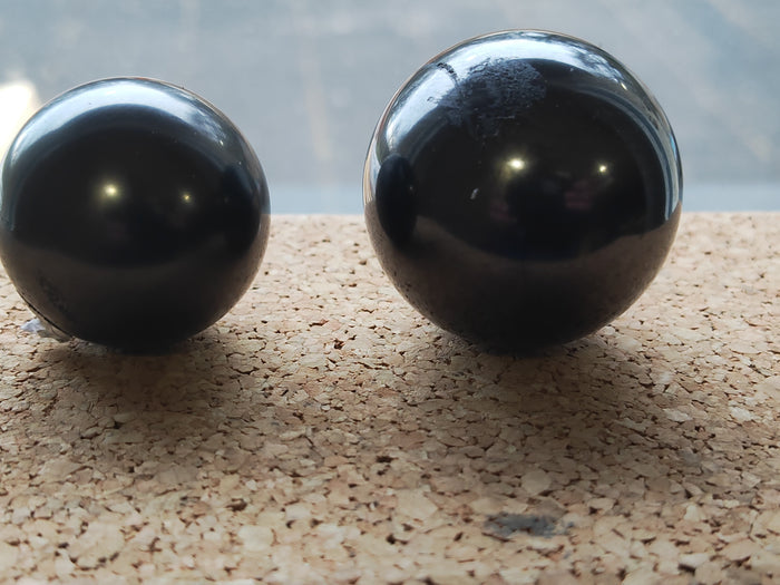 Earthstore® SHUNGITE Sphere - Polished smooth, EMF, Protection, Karelia, Russia C60