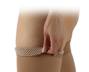 Sigvaris Men's Essential Cotton Thigh High w/ Grip Top 30-40mmHg - Compression Level: Extra Firm 30-40 MmHg - Male - Leg