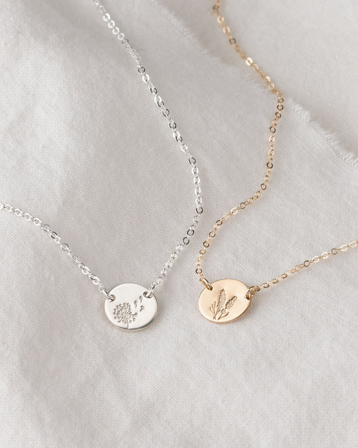 Small Flora Link Necklace