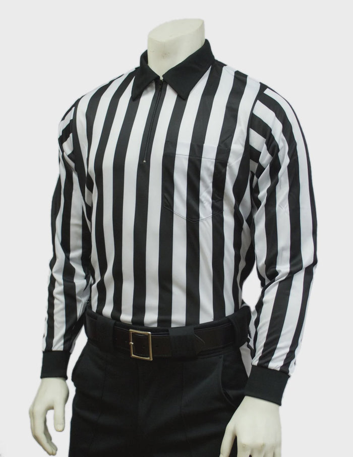 Smitty 1" Stripe Long Sleeve Shirt w/ Flag Football/Lacrosse