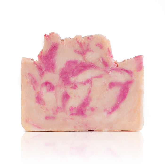 This pleasantly pink soap is spring in a bar. The light, sweet and refreshing aroma is a tribute to the cherry blossoms that come alive in Victoria, BC every spring. Handmade, natural, vegan, olive oil soap. Made on Vancouver Island in BC, Canada.