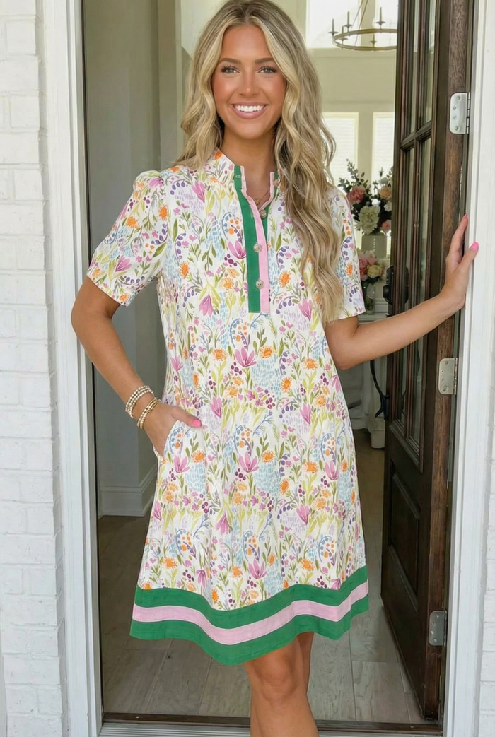 Spring Ready Floral Shift Dress