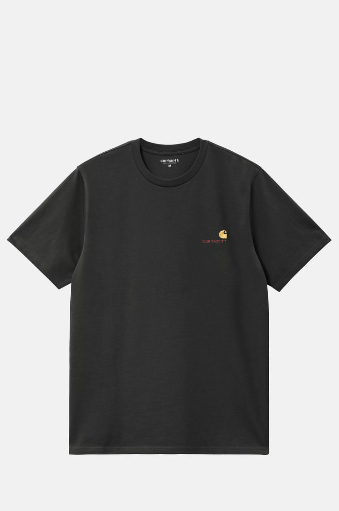 Carhartt WIP S/S American Script T-Shirt Raven.